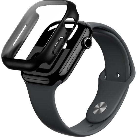 AmazingThing Radix Glass Case For Apple Watch 46mm - Black - (IW46RXBK)