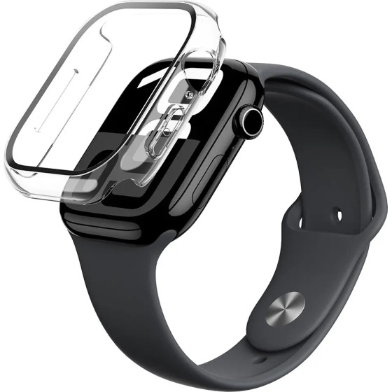 AmazingThing Radix Glass Case For Apple Watch 46mm - Clear - (IW46RXCL)