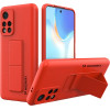 Wozinsky Kickstand Case Silicone Stand Cover For Xiaomi Redmi Note 11S / Note 11 Red - (Wozinsky Kickstand Xiaomi Redmi Note 11/11S Global Red)