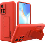 Wozinsky Kickstand Case Silicone Stand Cover For Xiaomi Redmi Note 11S / Note 11 Red - (Wozinsky Kickstand Xiaomi Redmi Note 11/11S Global Red)