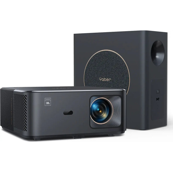 Yaber Lcd Fullhd 1080p Multimedia Projector With Jbl Speakers And Subwoofer - Black - (K2s Pro)