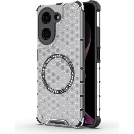 Techsuit - Honeycomb Shield Magsafe - Xiaomi Redmi A5 4G (Regional) - White