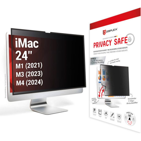 Displex Privacy Screen Protector For Desktop Apple Imac 24'' M1/M3/M4 - (02090)