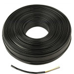 Cablexpert Flat Telephone Cable Stranded Wire 100m Black 4 Wires - (TC1000S-100M-B)