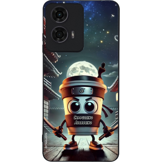 Sonique ���� Italian Brainrot Series ��� Motorola Moto G04 4G / Moto G04s 4G / Moto G24 4G / Moto E14 4G Cappuccino Assassino