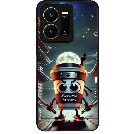 Sonique ���� Italian Brainrot Series ��� Vivo Y35 4G / Vivo Y22 / Vivo Y22S Cappuccino Assassino