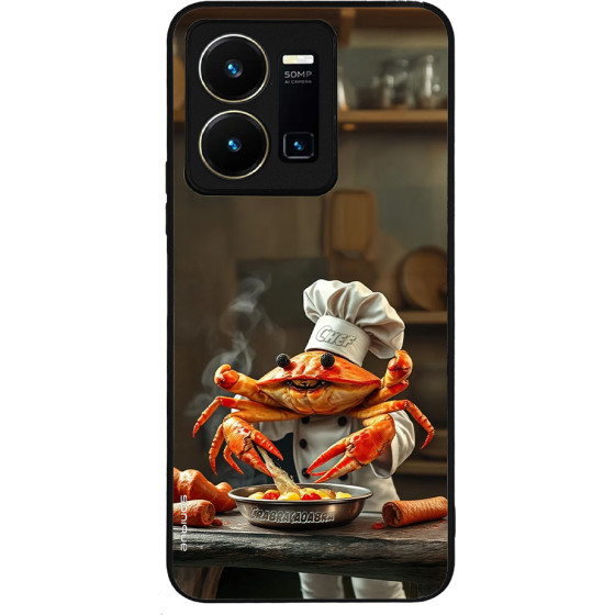 Sonique ���� Italian Brainrot Series ��� Vivo Y35 4G / Vivo Y22 / Vivo Y22S Chef Crabracadabra