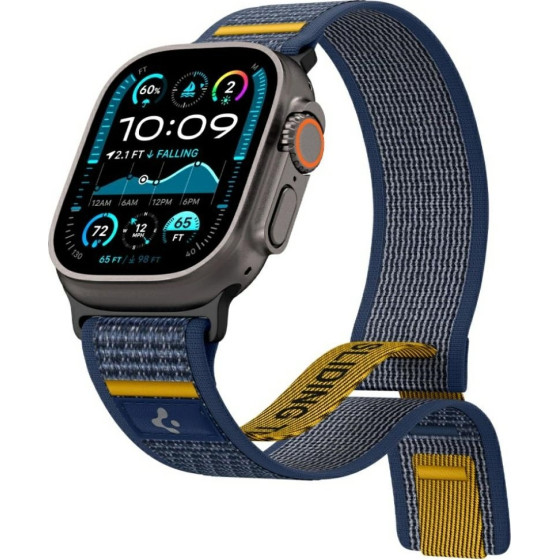 Spigen Pasek Athlex Air Do Apple Watch 6/7/8/9/10/SE/Ultra 1/Ultra 2 (44/45/46/49 mm) Granatowy - (AMP09036)