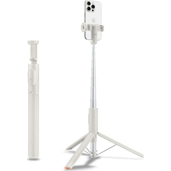 Spigen Selfiestick S541W Bluetooth Tripod Bezowy - (AMP09337)