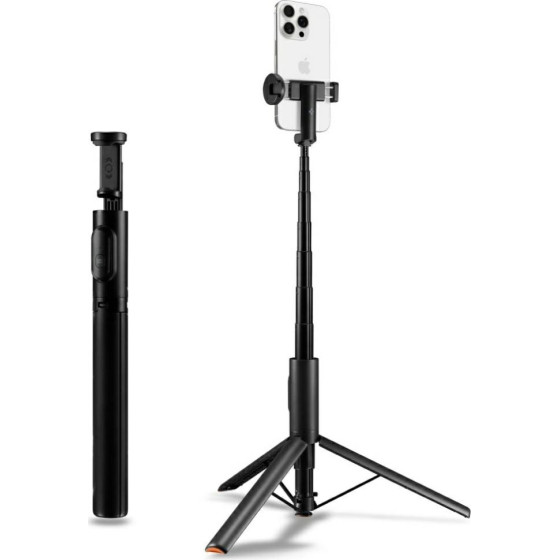 Spigen Selfiestick S541W Bluetooth Tripod Czarny - (AMP09336)