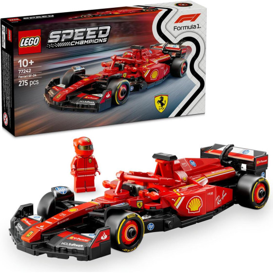 Lego Speed Champions: Ferrari Sf-24 F1 Race Car (77242)