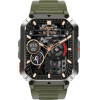 BlackView MULTI-Function Smartwatch With Flashlight Compass Bt Call & Health Management Green - (W70PRO-GR)