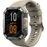 BlackView MULTI-Function Smartwatch With Flashlight Compass Bt Call & Health Management Khaki - (W70PRO-KH)