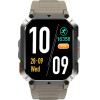 BlackView MULTI-Function Smartwatch With Flashlight Compass Bt Call & Health Management Khaki - (W70PRO-KH)