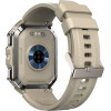 BlackView MULTI-Function Smartwatch With Flashlight Compass Bt Call & Health Management Khaki - (W70PRO-KH)