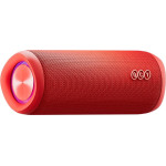 QCY SP7 Red - Portable Bluetooth Speaker w Stereo Sound 40W, Mic For Calls, Rgb Light Show - (QCY-SP7 Red)