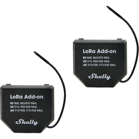 Shelly ��� 2 ���� EU868 ��� Gen.3/4 Lora Add-On - (LoRaAdd-on(2pack))