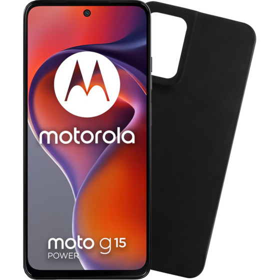 Volte-Tel ���� Motorola Moto G15 6.72'' Silicon Tpu Camera Guard BLACK