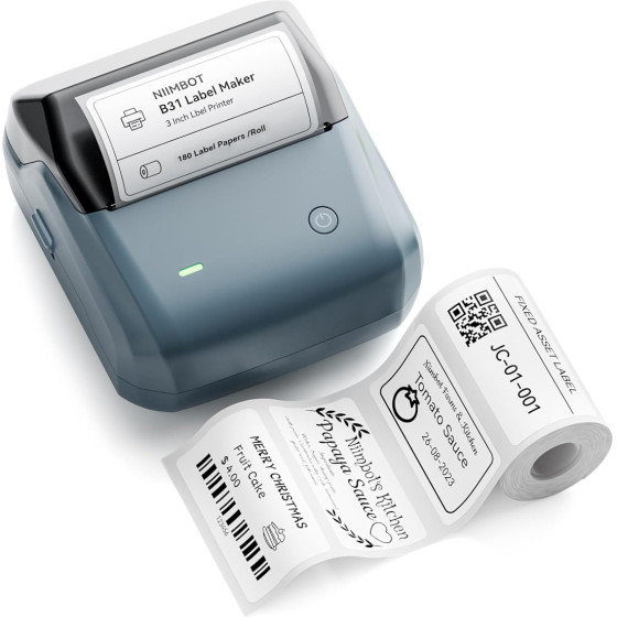 Niimbot Smart �������� ��������� �������� B31, 203dpi, Bluetooth, ���� - (B31-BL)