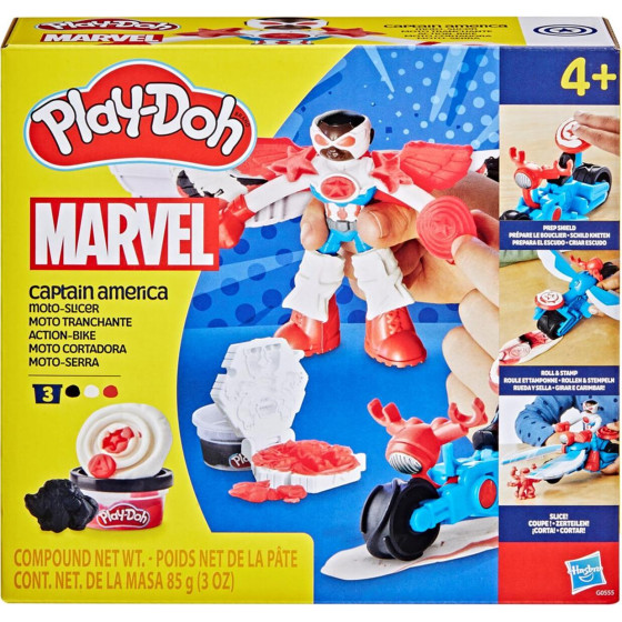 Hasbro Play-Doh Marvel: Captain America - Moto-Slicer (G0555)