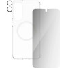 PanzerGlass Care By Flagship 3in1 Case + Privacy Glass + Lens For Samsung Galaxy S25 Edge - Transparent - (PAN001163-0)