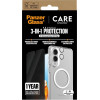 PanzerGlass Care By Flagship 3in1 Case + Privacy Glass + Lens For Samsung Galaxy S25 Edge - Transparent - (PAN001163-0)