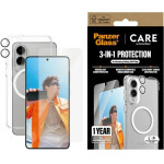 PanzerGlass Care By Flagship 3in1 Case+Glass+Lens For Samsung Galaxy S25 Edge - Transparent - (PAN001164-0)