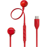 JBL Tune 305C, Ear-Buds Headphones, USB-C, Hi-Res, (Red) - - (JBLT305CRED)