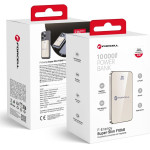 FORCELL F-Energy F10K8 Super Slim Powerbank Compatible With Magsafe PD3.0 QC4.0 15W 10000 Mah Titanium dessert
