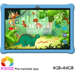 Lamtech OCTA-Core Kid Tablet 10.1' 4GB+64GB Android 14 Sky Blue DINOSAUR'S Jungle - (LAM980299)