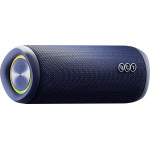 QCY SP7 Blue - Portable Bluetooth Speaker w Stereo Sound 40W, Mic For Calls, Rgb Light Show - (QCY-SP7 Blue)