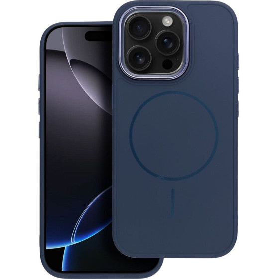 Frame Mag Cover Case Compatible With Magsafe For Iphone 12 Mini Navy Blue OEM