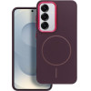 Frame Mag Cover Case Compatible With Magsafe For Samsung A52 5G / A52 Lte ( 4G ) / A52s 5G Purple OEM