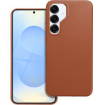 Leather Mag Cover Case For Samsung S25 Plus Brown OEM