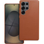 Leather Mag Cover Case For Samsung S25 Ultra Brown OEM