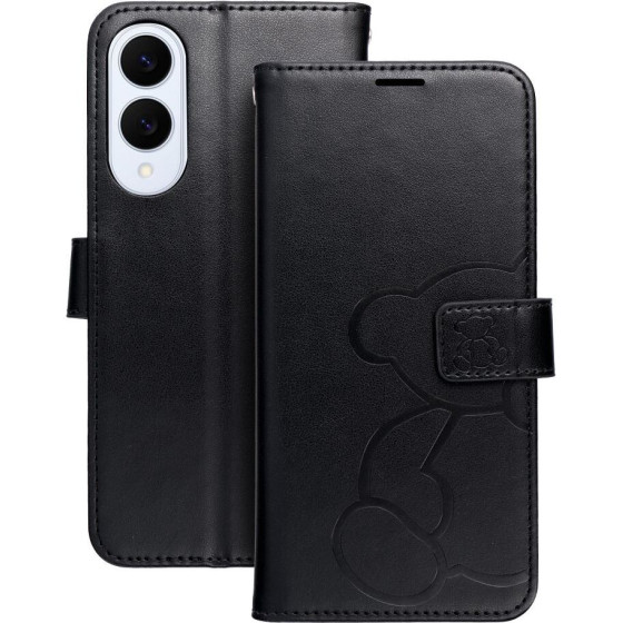 Mezzo Book Case For Samsung S25 Edge Teddy Bear Black OEM