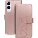 Mezzo Book Case For Samsung S25 Edge Teddy Bear Rose Gold OEM