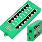 EXTRALINK 8 Port | Gigabit Poe Injector | Active, 8 Ports Gigabit 802.3at/af, Mode A - (EX.12561)
