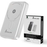 EXTRALINK Magsafe 10000mAh White | Powerbank | Power bank, 38.5Wh PD20W+15W USB-C USB-A - (EX.39845)