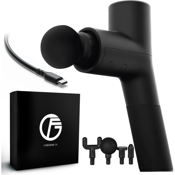 EXTRALINK Massage Gymgun Fit 2.0 Lite | Massage Gun | 4 heads, 6 Modes - (EX.39113)
