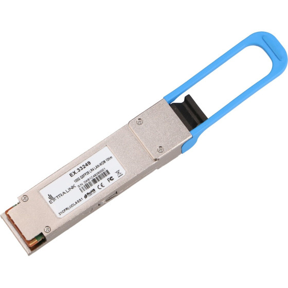 EXTRALINK QSFP28 | QSFP28 Module | 100Gb/s, 10km, Single mode, Duplex Lc - (EX.33249)