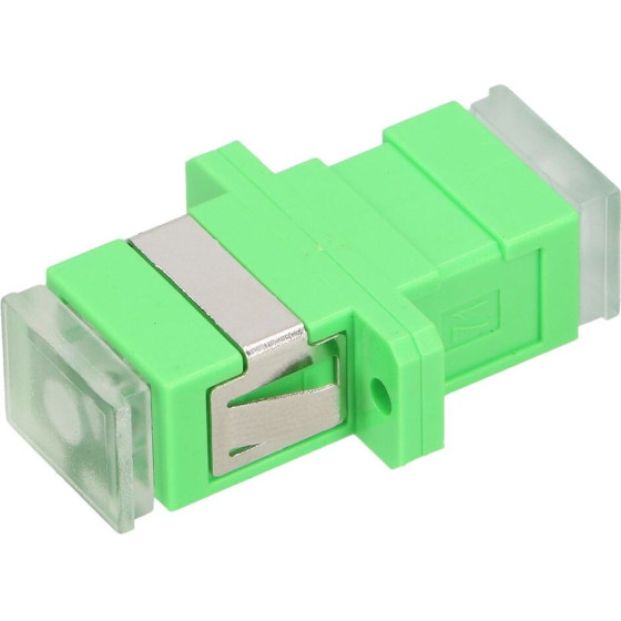 EXTRALINK SC/Apc | Adapter | Single mode, Simplex, Transparent Dust Caps - (EX.13520)