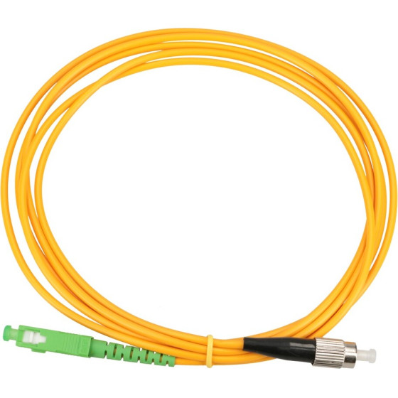EXTRALINK SC/APC-FC/Upc | Patchcord | Single Mode, Simplex, G657A1, 3mm, 2m - (EX.13780)