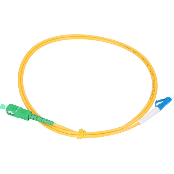 EXTRALINK SC/APC-LC/Upc | Patchcord | Single Mode, Simplex, G652D, 3mm, 1m - (EX.2756)