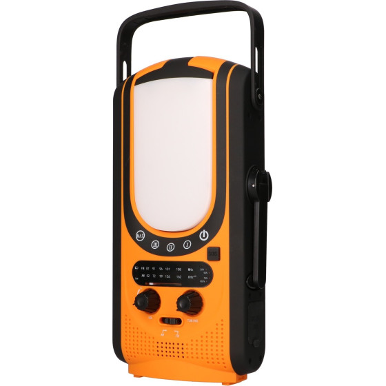 EXTRALINK Power Ranger EPS-6000 | Powerbank | 6000mAh, Fm Radio, Led Light, Hand Crank, Solar Panel - (EX.31254)