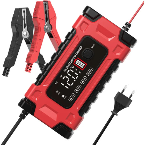 EXTRALINK Automatic Battery Charger 12/24V 10A - (EX.21069)