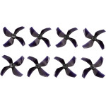 BETAFPV Gemfan 2020 Four-Blade Propellers Black | Drone Propellers | 8 Pcs - (RDFPV2020BK)