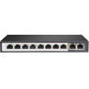 EXTRALINK Perses | Switch Poe | 8x Gigabit PoE/PoE+, 2x RJ45 Uplink Gigabit, 96W - (EX.14312)