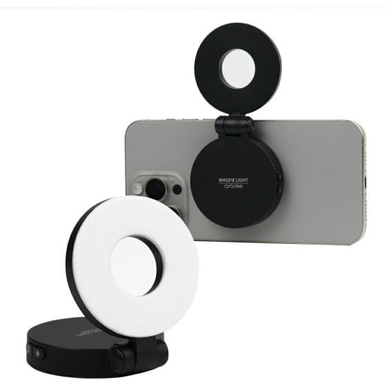 Araree Portable Led Lamp Magfie Light Magsafe Black - (AR70-01989A)