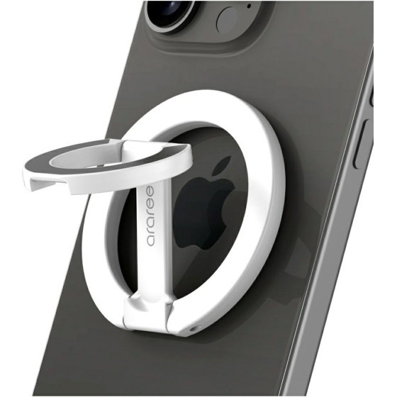 Araree Ring Stand A-Ring Magsafe Griptok White - (AR70-02274B)